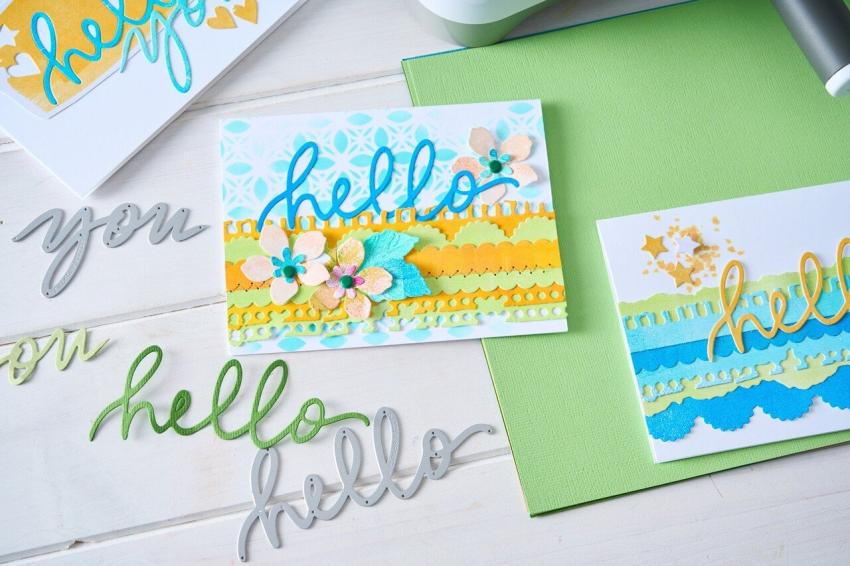 Sizzix - Stanzschablone "Vicki Script #1" Thinlits Craft Dies by Vicki Boutin