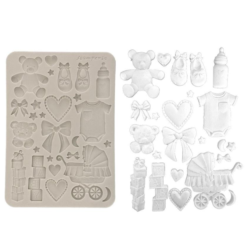 Stamperia - Gießform A5 "Accessories" Soft Mould 