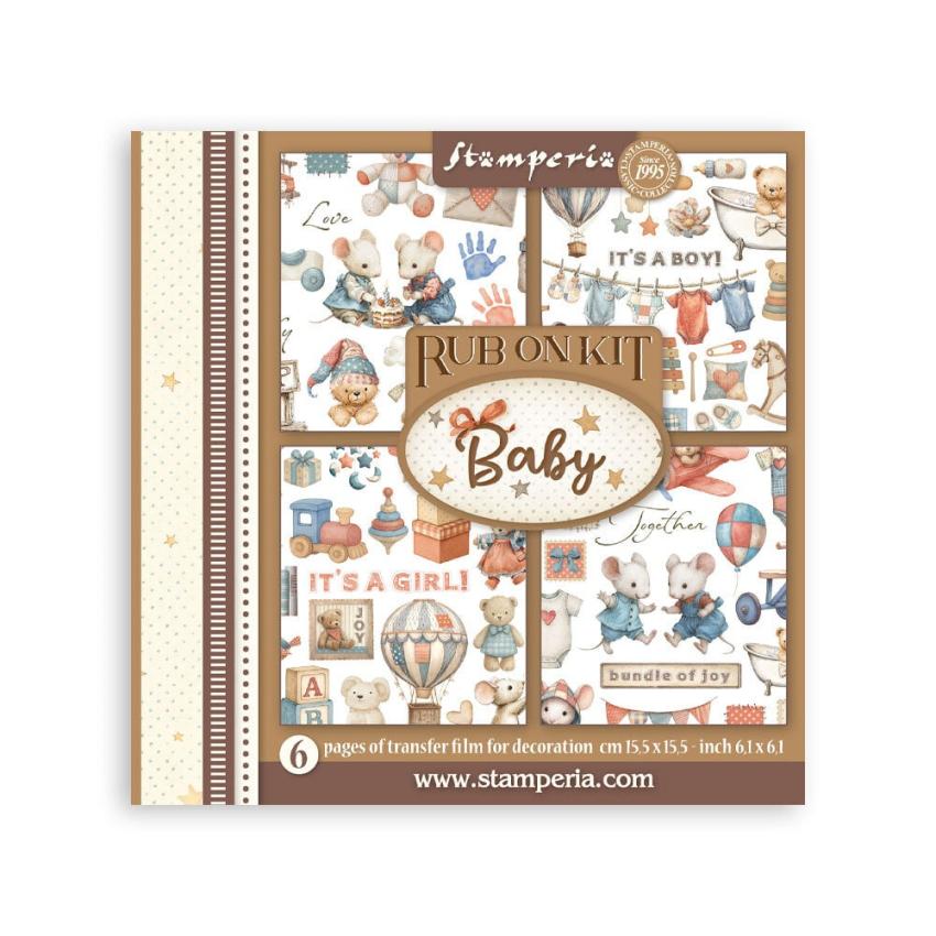 Stamperia - Transfer Aufkleber "Assortment" Rub-On Kit