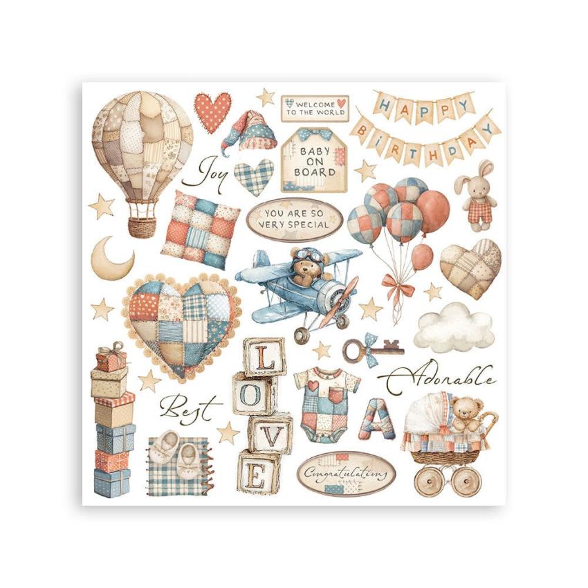 Stamperia - Transfer Aufkleber "Assortment" Rub-On Kit