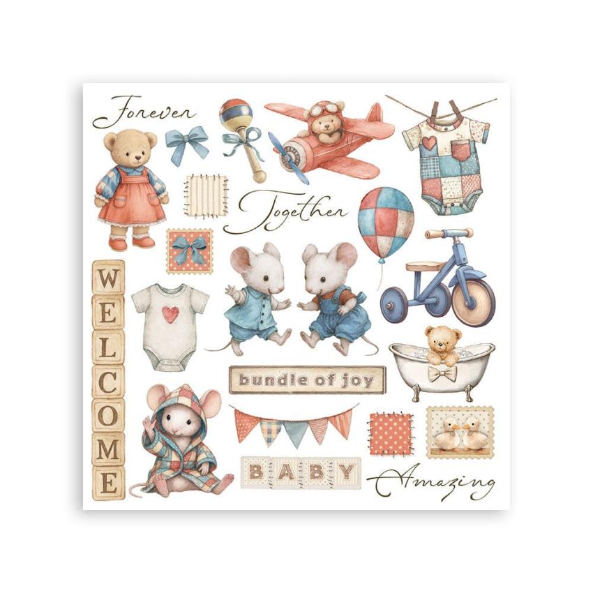 Stamperia - Transfer Aufkleber "Assortment" Rub-On Kit