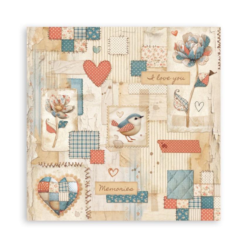 Stamperia - Designpapier "Family" Maxi Paper Pack 12x12 Inch - 22 Bogen