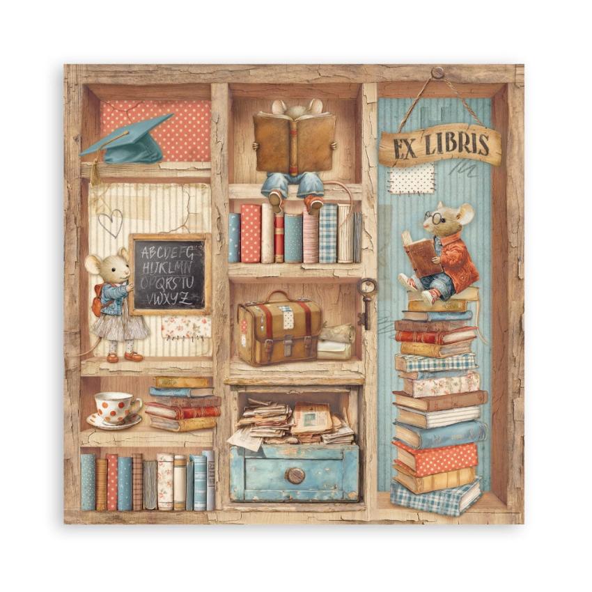 Stamperia - Designpapier "Family" Maxi Paper Pack 12x12 Inch - 22 Bogen