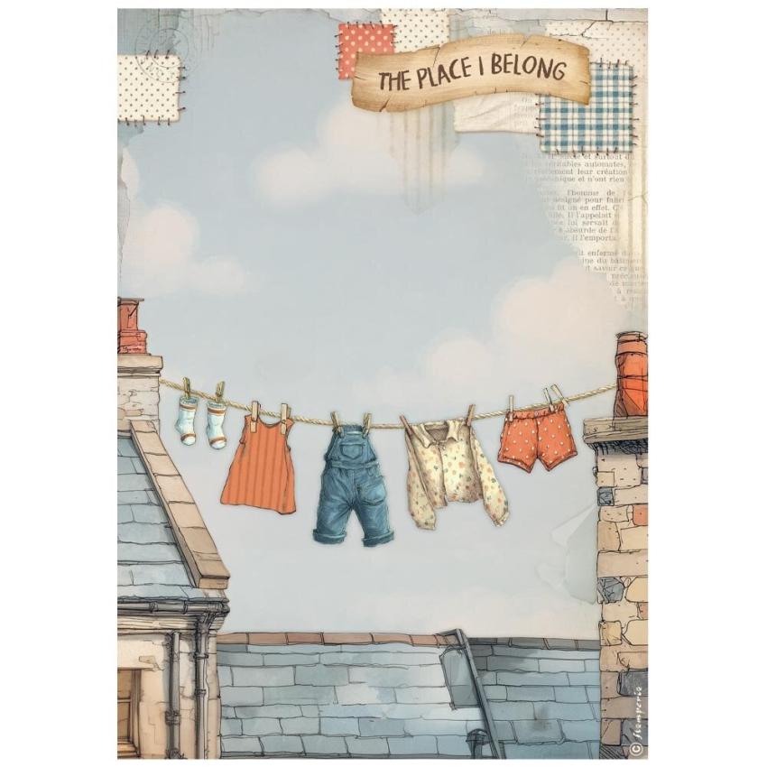 Stamperia - Decopatch Papier "Selection" Decoupage A4 - 6 Bogen  