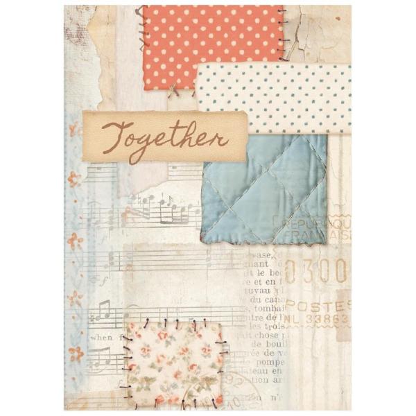 Stamperia - Decopatch Papier "Backgrounds" Decoupage A6 - 8 Bogen  