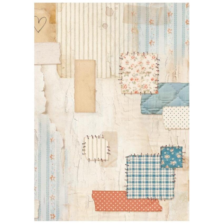 Stamperia - Decopatch Papier "Backgrounds" Decoupage A6 - 8 Bogen  
