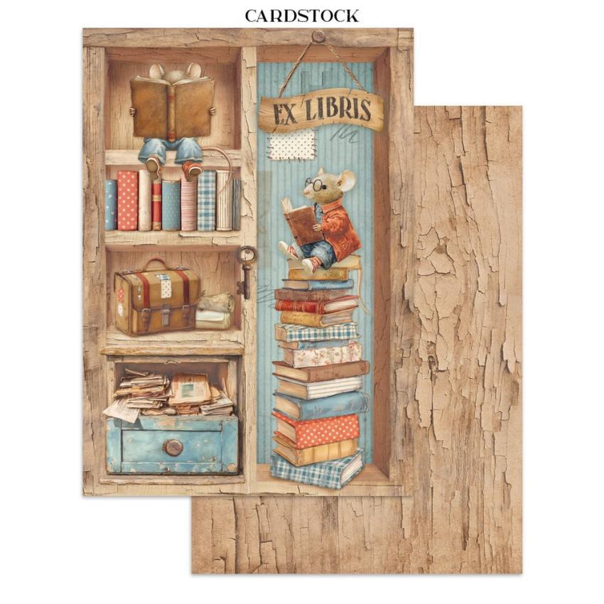 Stamperia - Papier, Aufkleber & Stanzteile "Family" Junk Journal Backgrounds,Stickers,Cut-Outs