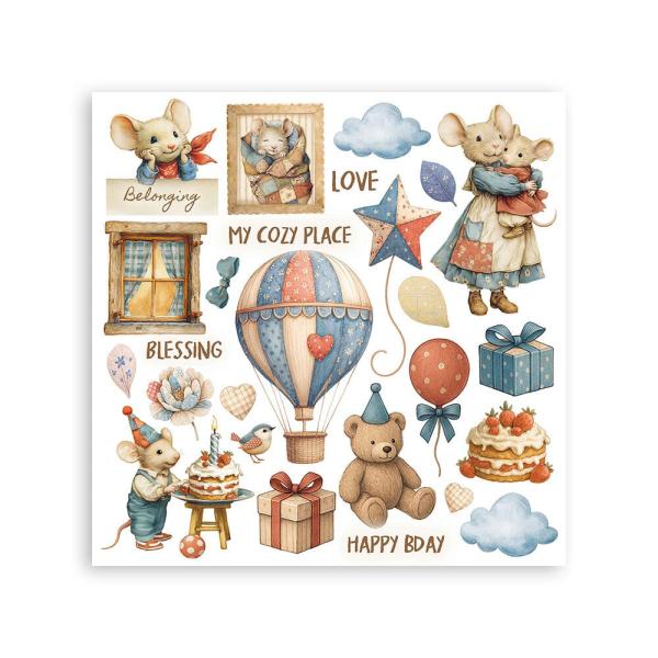 Stamperia - Transfer Aufkleber "Assortment" Rub-On Kit