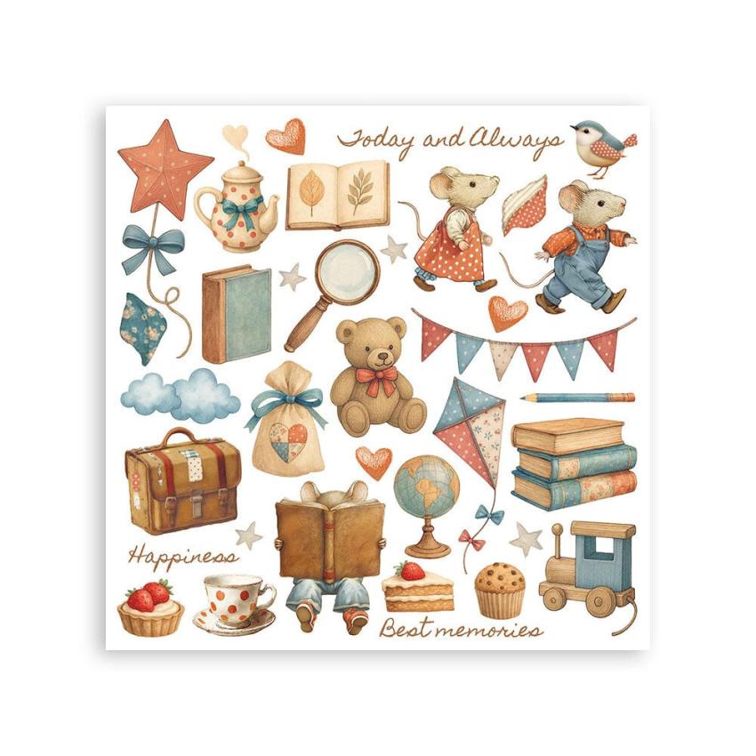 Stamperia - Transfer Aufkleber "Assortment" Rub-On Kit