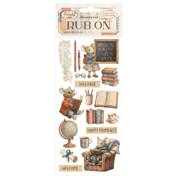 Stamperia - Transfer Aufkleber "Happy Moments" Rub-On