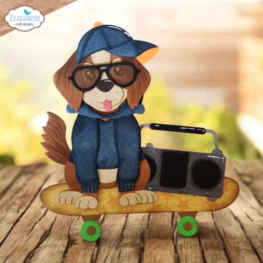 Elizabeth Craft Designs - Stanzschalone "Skateboard" Dies