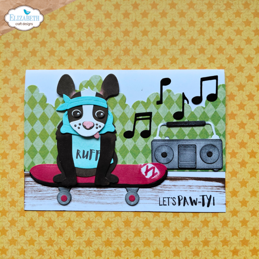 Elizabeth Craft Designs - Stanzschalone "Skateboard" Dies