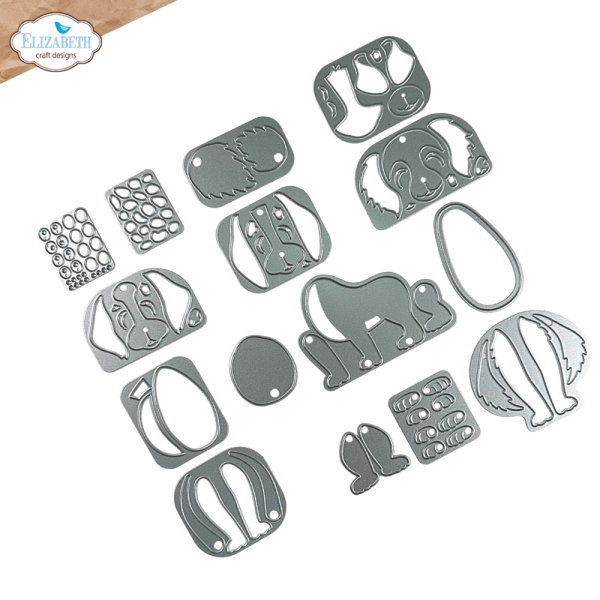 Elizabeth Craft Designs - Stanzschalone "Dogs" Dies