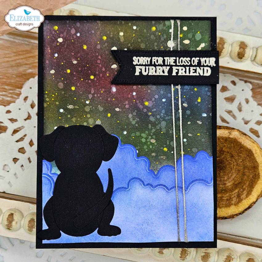 Elizabeth Craft Designs - Stempelset "Dog Days Sentiments" Clear Stamps