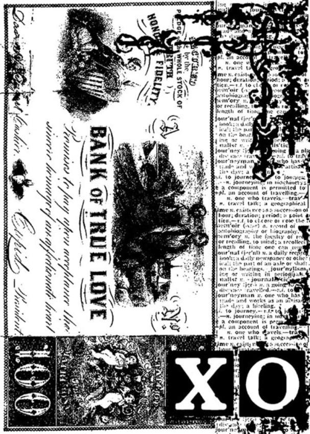 Stampers Anonymous - Gummistempel "Love" Cling Stamp Design by Tim Holtz