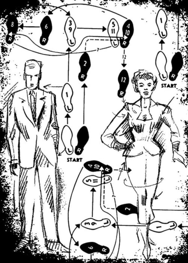 Stampers Anonymous - Gummistempel "Dance" Cling Stamp Design by Tim Holtz