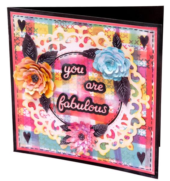 Studio Light - Stanzpapierbblock "Bloom & Butterfly" Die Cut Paper Pad A4 - 28 Bogen