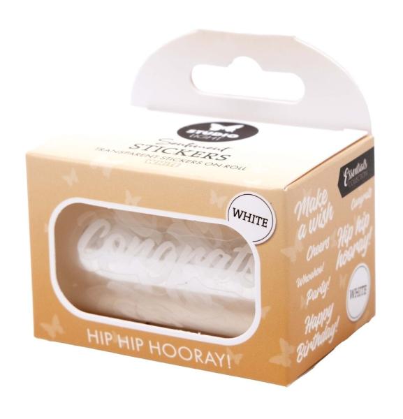 Studio Light - Aufkleber "Hip Hip Hooray" Stickers on Roll