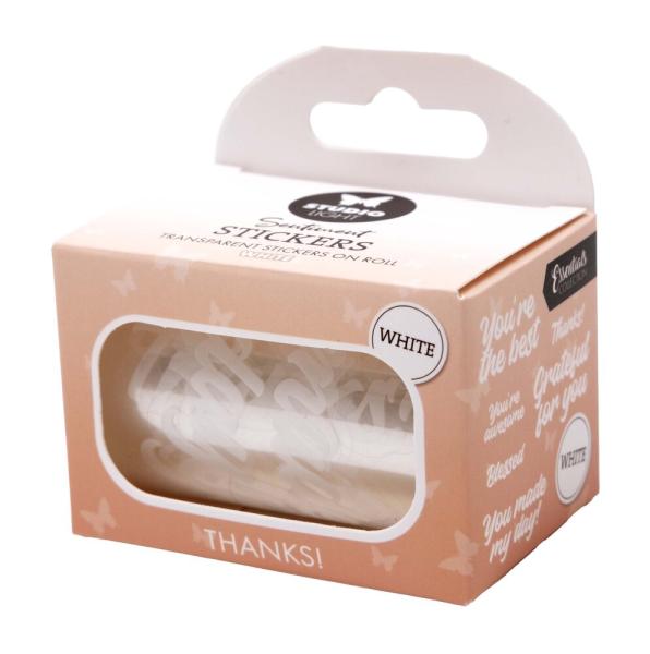 Studio Light - Aufkleber "Thanks!" Stickers on Roll