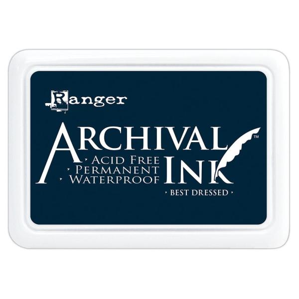 Ranger Archival Ink Pad "Best Dressed " Stempelkissen - Pigmenttinte 