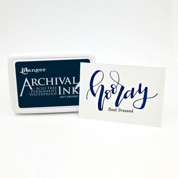 Ranger Archival Ink Pad "Best Dressed " Stempelkissen - Pigmenttinte 