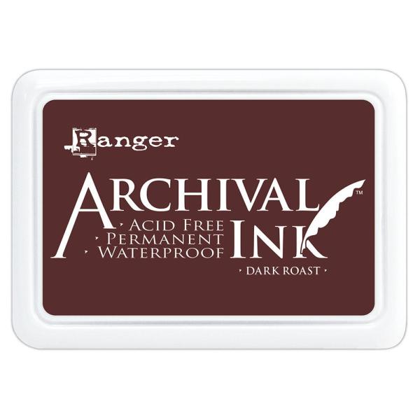 Ranger Archival Ink Pad "Dark Roast " Stempelkissen - Pigmenttinte 