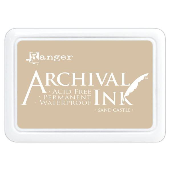 Ranger Archival Ink Pad "Sand Castle " Stempelkissen - Pigmenttinte 
