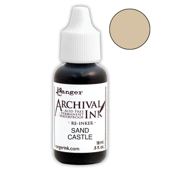 Ranger Archival Ink Reinker "Sand Castle " - Nachfüller 14ml