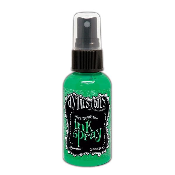 Ranger Ink - Dylusions Ink Spray 59ml "Sour Appletini" Design by Dylan Reaveley