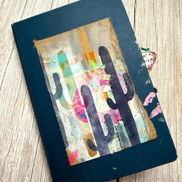 Ranger - Schablone Design by Dina Wakley "Cactus Masks" Media Stencil