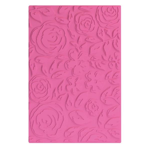 Sizzix - 3D Prägefolder "Watercolor Bouquet" Embossing Folder Design by Eileen Hull
