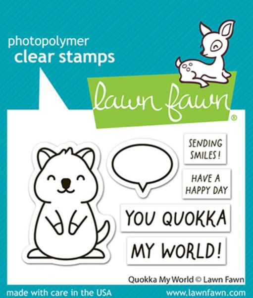 Lawn Fawn - Stempelset "Quokka My World" Clear Stamp