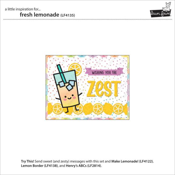 Lawn Fawn - Stanzschablone "Fresh Lemonade" Dies