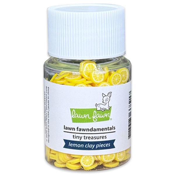 Lawn Fawn - Clay Streuteile „Lemon“ Tiny Treasures