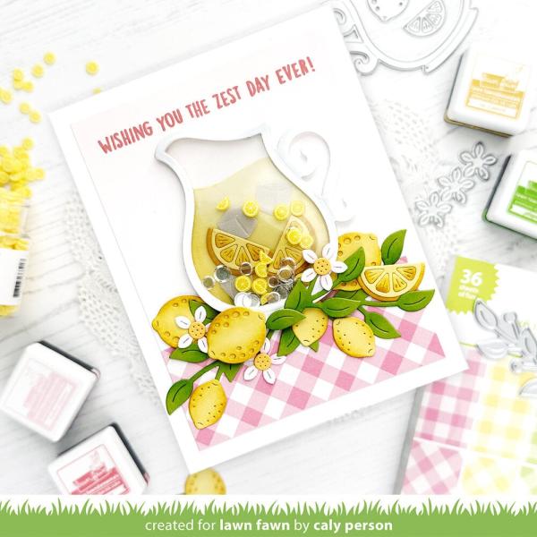 Lawn Fawn - Clay Streuteile „Lemon“ Tiny Treasures