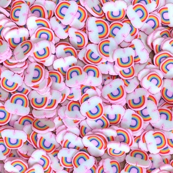 Lawn Fawn - Clay Streuteile „Rainbow“ Tiny Treasures
