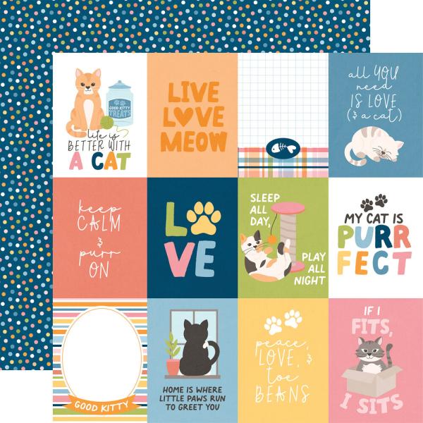 Echo Park - Designpapier "Cat Lover" Collection Kit 12x12 Inch - 12 Bogen