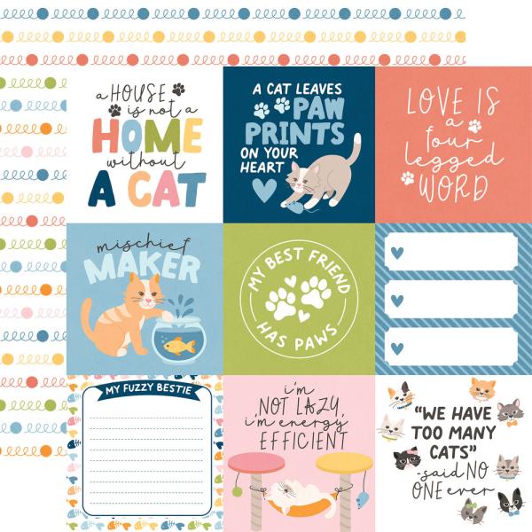Echo Park - Designpapier "Cat Lover" Collection Kit 12x12 Inch - 12 Bogen