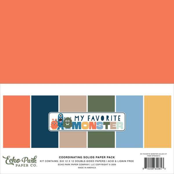 Echo Park - Komplettpaket "My Favorite Monster" Mega Bundle