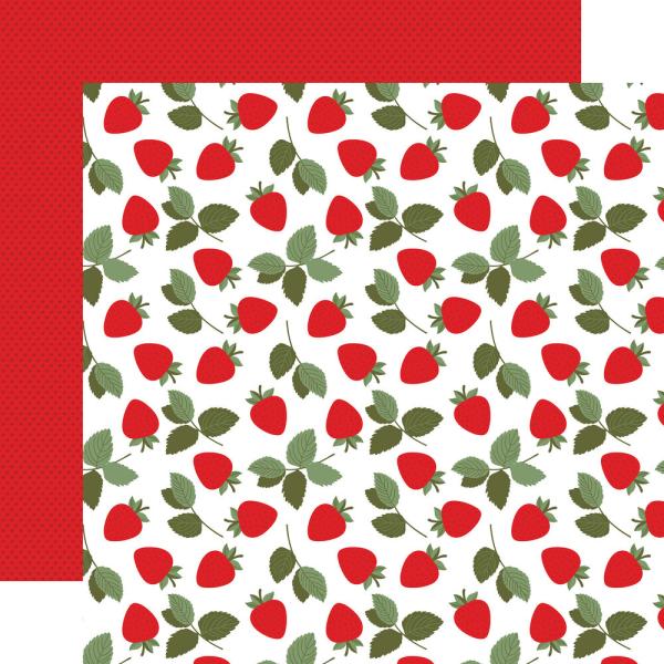 Echo Park - Designpapier "Strawberry Fields" Collection Kit 12x12 Inch - 12 Bogen