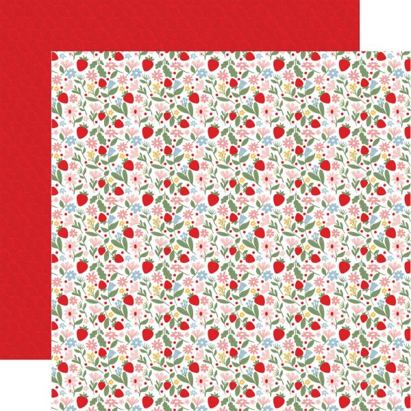 Echo Park - Designpapier "Strawberry Fields" Collection Kit 12x12 Inch - 12 Bogen