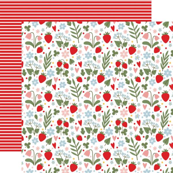 Echo Park - Designpapier "Strawberry Fields" Collection Kit 12x12 Inch - 12 Bogen