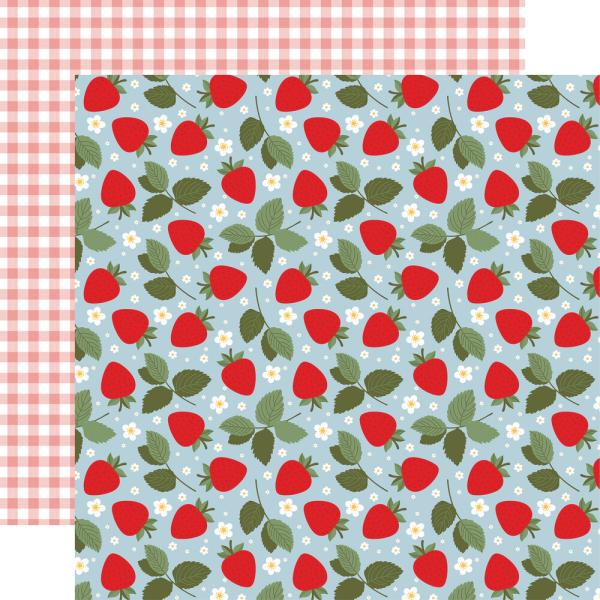 Echo Park - Designpapier "Strawberry Fields" Collection Kit 12x12 Inch - 12 Bogen