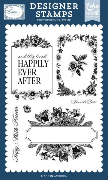 Echo Park - Stempelset "Today Starts Forever" Clear Stamps