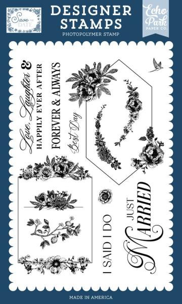 Echo Park - Stempelset "I Said I Do" Clear Stamps