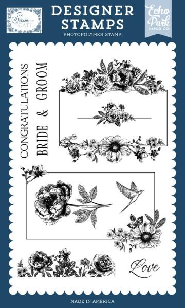 Echo Park - Stempelset "Love Bird" Clear Stamps