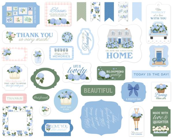 Carta Bella - Stanzteile "Flower Shoppe" Ephemera