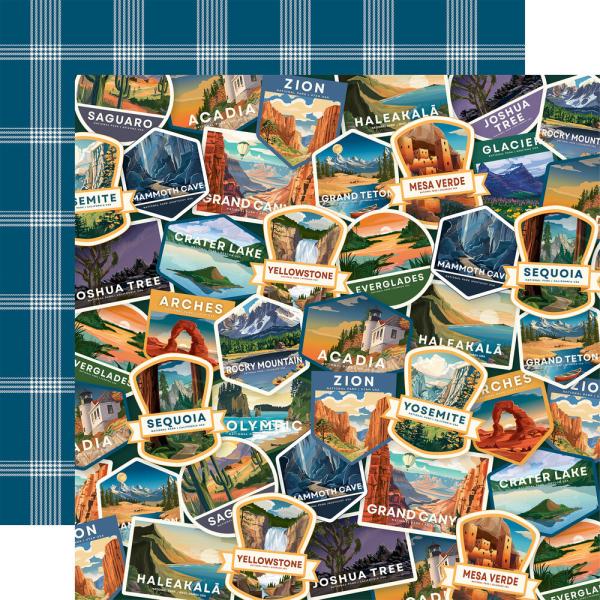 Carta Bella - Designpapier "National Parks No. 2" Collection Kit 12x12 Inch - 12 Bogen  