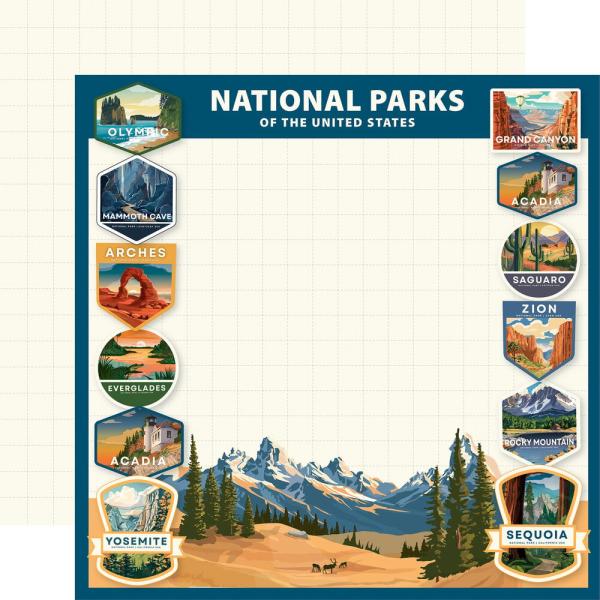 Carta Bella - Designpapier "National Parks No. 2" Collection Kit 12x12 Inch - 12 Bogen  
