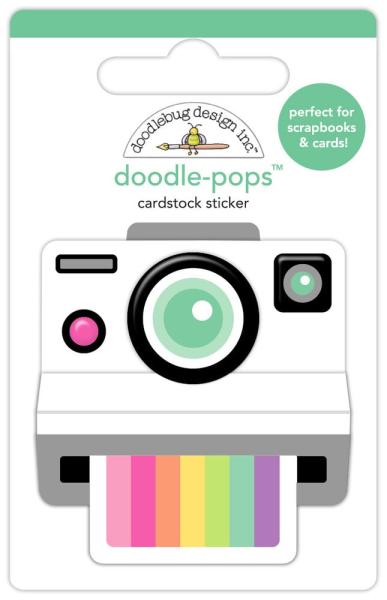 Doodlebug Design - Sticker "Color Me Crafty Snap Happy" Doodle-Pops 